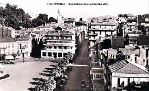 Philippeville - Rue Clemenceau et le Centre Ville